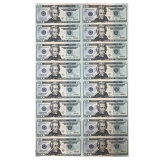 20美元16连体整版钞