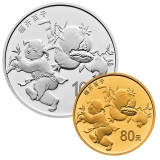 2018吉祥文化榴开百子金银币套装