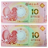 2017澳门鸡年生肖对钞