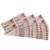 第四套人民币1元四连体十连号