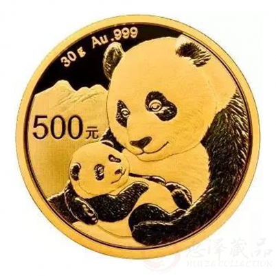 2019年30克熊猫金币