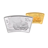 2019年己亥猪扇形精制金银币套装