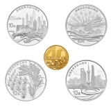 改革开放40周年金银纪念币套装