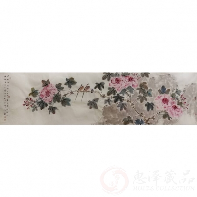 郭慧庆《小写意花鸟三》