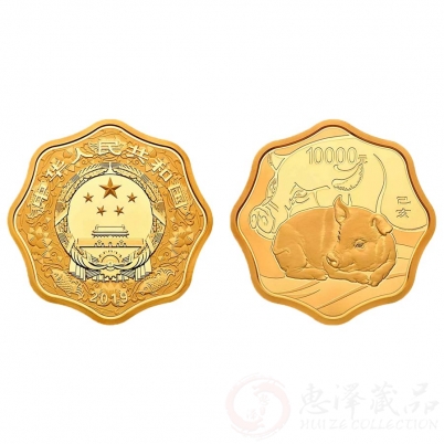2019年猪年1公斤梅花本色金币