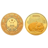 2019年猪年2公斤圆形本色金币