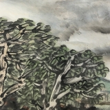 程振国《清音图》四尺斗方