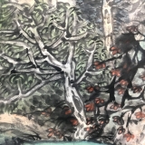 程振国《清音图》四尺斗方