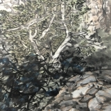 程振国《燕山游》四尺斗方