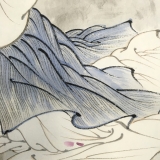 赵永夫《箜篌图》四尺竖幅