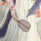 赵永夫《落花》四尺竖幅