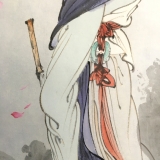 赵永夫《花谢花飞花满天》四尺竖幅