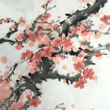 赵永夫《落花》四尺竖幅