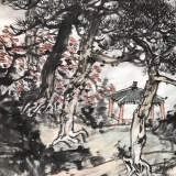 张延东《溪谷小品》小尺寸