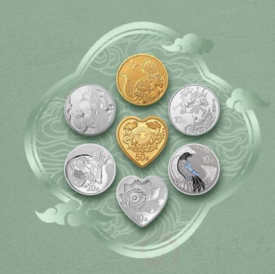2019年吉祥文化金银纪念币大全套