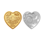 2019年吉祥文化金银纪念币大全套