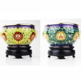 故宫文创 米振雄《太和双尊·景泰蓝聚宝盆》