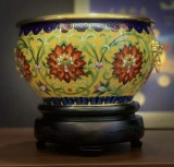 故宫文创 米振雄《太和双尊·景泰蓝聚宝盆》