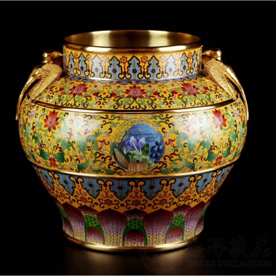 景泰蓝海晏河清盛世国尊