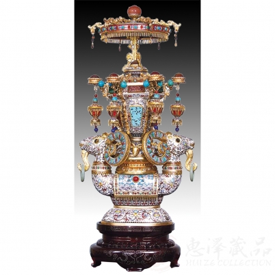 张同禄景泰蓝·十大经典·吉羊宝灯