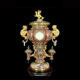 张同禄景泰蓝龙腾虎跃-张同禄国宝六绝之一