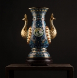 戴嘉林景泰蓝雀之翎