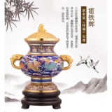 霍铁辉景泰蓝祥瑞宝尊