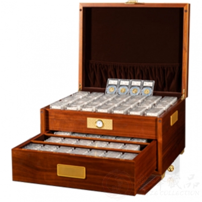 中国熊猫普制金币40年大全套