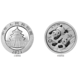 2022年熊猫金银纪念币  1克圆形铂质纪念币